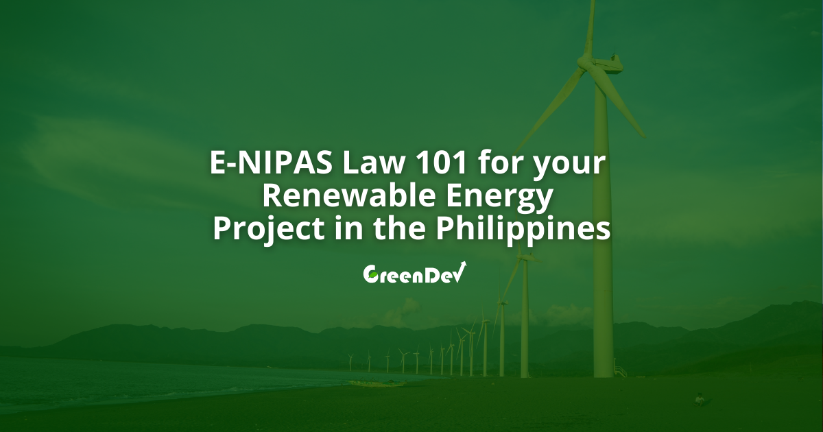E-NIPAS Law 101 for your Renewable Energy Project in the Philippines ...