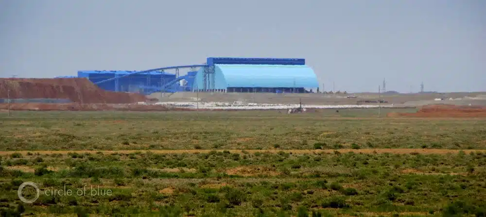 Oyu Tolgoi mine in the South Gobi Desert.